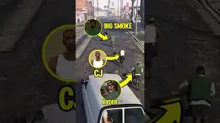 GTA V: отсылка к CJ, Big Smoke и Ryder из GTA San Andreas