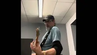 ZyRock playing the stones Big Daddy D Guitar (me)