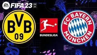 FIFA 23 - Borussia Dortmund vs Bayern Munchen - Bundesliga 22/23 Full Match