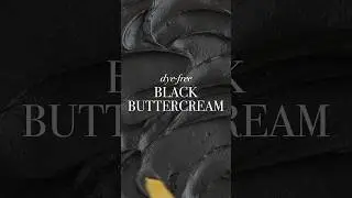 Как приготовить черный масляный крем без гелевого пищевого красителя 🖤 полный рецепт на sugarands...