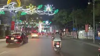 Downtown Can Tho at Night