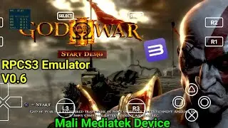 RPCS3 Emulator Android - God Of War 3 Gameplay Test On Android Mali Mediatek Device | My Game Play
