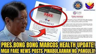 USEC CLAIRE CASTRO NAG UPDATE SA HEALTH STATUS NI PBBM!, MGA FAKE NEWS BINASAG NG PANGULO!