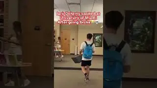 Jack Doherty spotted at University of Miami After going broke😭💀#jackdoherty #fyp #viral #clips