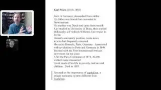 Soc Theory  Karl Marx