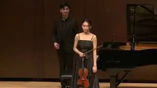 Joanne Lin/Andrew Hsu | Dvorak Songs My Mother Taught Me | Juilliard Solo Recital