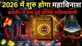 भविष्य मालिका - 2026 से पहले कश्मीर में दिख गया महाविनाश का अंतिम संकेत!😰 देखो! सच हुई भविष्य मालिका