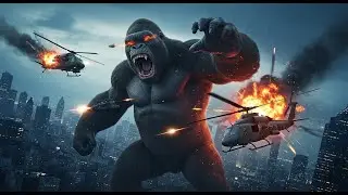 How King Kong Took Down military helicopters: Big Clash in the City! Epic Strategy Revealed