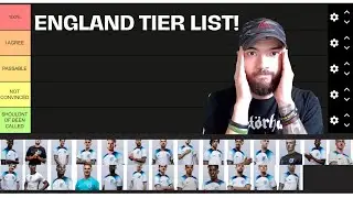 ENGLAND TIER LIST!!