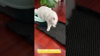 cat litter mat with fence #mat #odm #oem #home #sale #cat #room