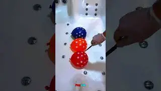 ASMR Satisfying Watercolor Balloon Popping 🎈💦 | Relaxing Sounds & Visuals #shorts