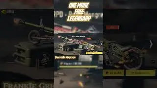 one more free🥳🎉 legendary gun (RPD- Road Mongrel)#codm #codmobile #freelegendary#rpd#frankiegriggs