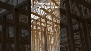 Framing up to a vault part three #home #vlineclamp  #diy