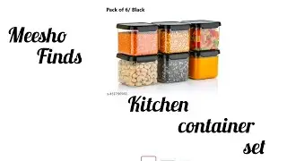 Meesho finds | kitchen container pack of 6 | Under Rs. 225 | combo offer | review in tamil
