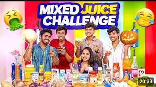 The Crazy Mixed Juice 🧃🥤 Challenge| You Won't Believe What happened|