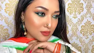All Sugar cosmetics | Republic Day | makeup tutorial | tricolor | easy wearable makeup tutorial