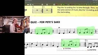 Essential Elements Book 1 #76 - For Pete's Sake