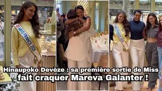 Miss France 2026 : Hinaupoko Dev&egrave;ze  sa premi&egrave;re sortie de Miss fait craquer Mareva Galanter !