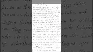 Few points about kakatiya Dynasty#kakatiya#information#handwriting#lucidohandwriting