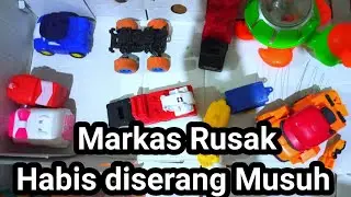 Mainku banyak kok begini | Mainan mobil robot 