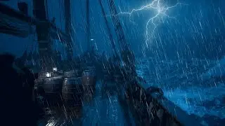 Sailing Through the Tempest: Calm Your Mind with Stormy Seas | Relaxing Sleep Sounds