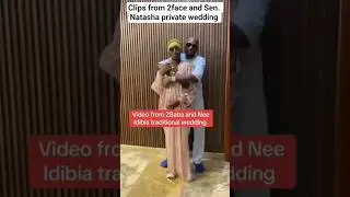 2face and Hon. Natasha private wedding ceremony #2faceidibia