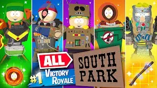 Winning With *EVERY* SOUTH PARK BOSS in Fortnite!