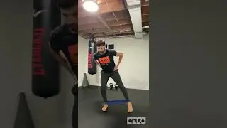 Dynamic ankle stability- Lateral toe touches