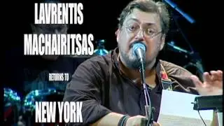 Lavrentis Machairitsas New York Concert! November 6 2015 The Kaye Playhouse