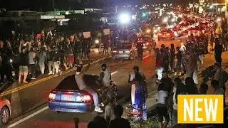 (REAL FOOTAGE) Violence in Ferguson After Grand Jury Decision Darren Wilson