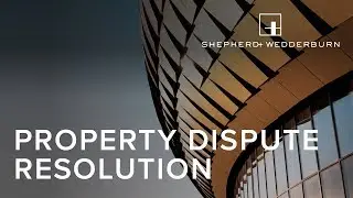 Property Dispute Resolution - Dilapidations Update