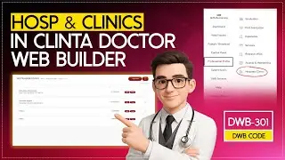 Hospital/Clinic Section in Clinta Doctor Web Builder