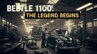 ASMR Car Factory Sounds – Building the First Volkswagen Beetle (1945)
