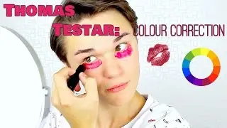 TONE TESTAR ★ Colour correction med rött läppstift
