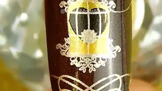 Suzie's Victorian CjS Layered Stamping Plate | Nail Art over Gel Polish | Molly Moo's Nails