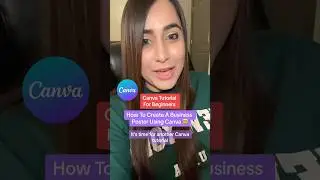 Как создать постер для вашего бизнеса с помощью Canva!