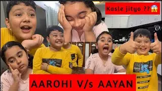 Holi special Challange Game 🔥 Aarohi v/s Aayan || Aarohi lai tension paryo Aayan Nervous 😬