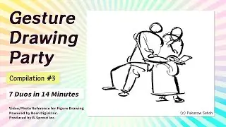 GESture DRAWing Party : プレミアムセレクション 二人モデル －Video/Photo Reference for Figure Drawing－