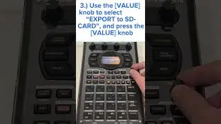 Roland SP404 MK2 Tutorial : How to Export Samples to an SD Card