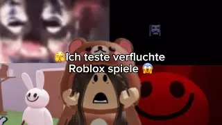 Ich teste verfluchte Roblox spiele😭👀#viral#bärleingang ￼