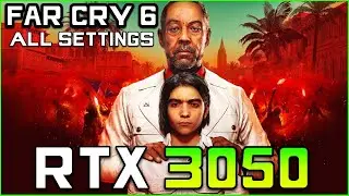 Test Benchmark RTX 3050 1080P  in FAR CRY 6  - тест графического адаптера RTX 3050 - DXR
