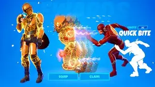 Flash Emote Fortnite Quick Bite with Legendary Skins