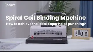 Margin Adjustment Guide on Epoium Spiral Coil Binding Machine