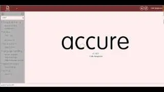 accure Application Search