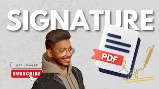 How to Create a Handwritten Signature for a PDF File #yiliumart