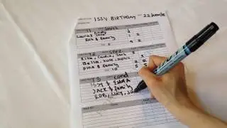 Guest lists and plan Tutorial