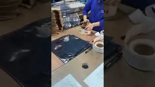 How a roll of RFID tags are packaged #rfidtag #rfid#rfidtechnology  #factory