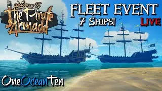 CRAZY FLEET EVENT! Sea of Thieves w/ The Pirate Armada