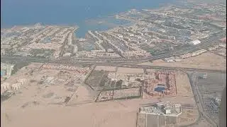 Hurghada Landung, Condor A 320, airport hurghada Egypt landing