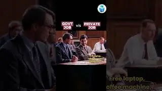 Difference between govt job vs private jobs #shortsfeed #memes #meme #ugcnet #studentmeme